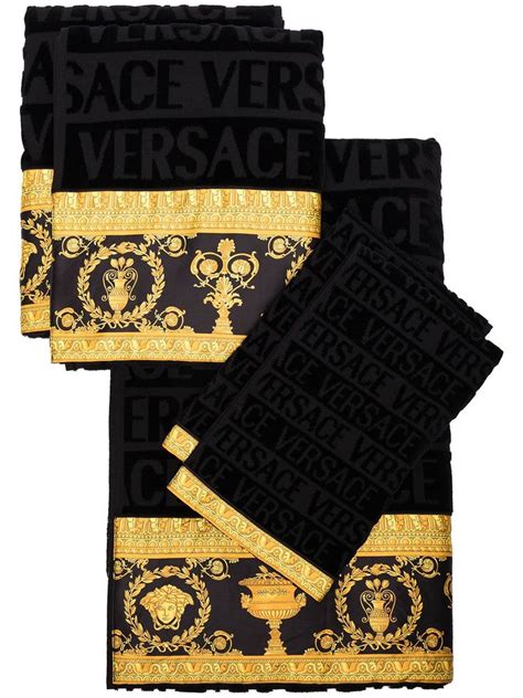 used versace towels|versace bathroom accessories.